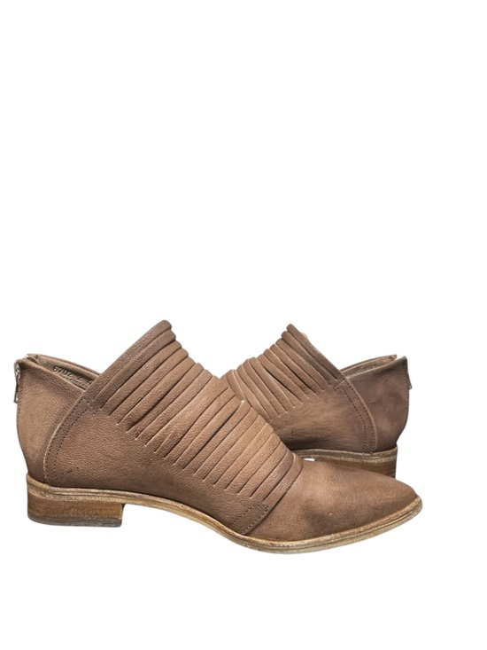 Free People Shoes - Free People Lost Valley Brown Leather Women’s Ankle Bootie Shoes Sz US 9.5 41 EU